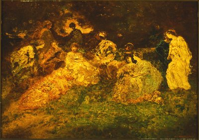 Fête Champêtre by Adolphe Joseph Thomas Monticelli